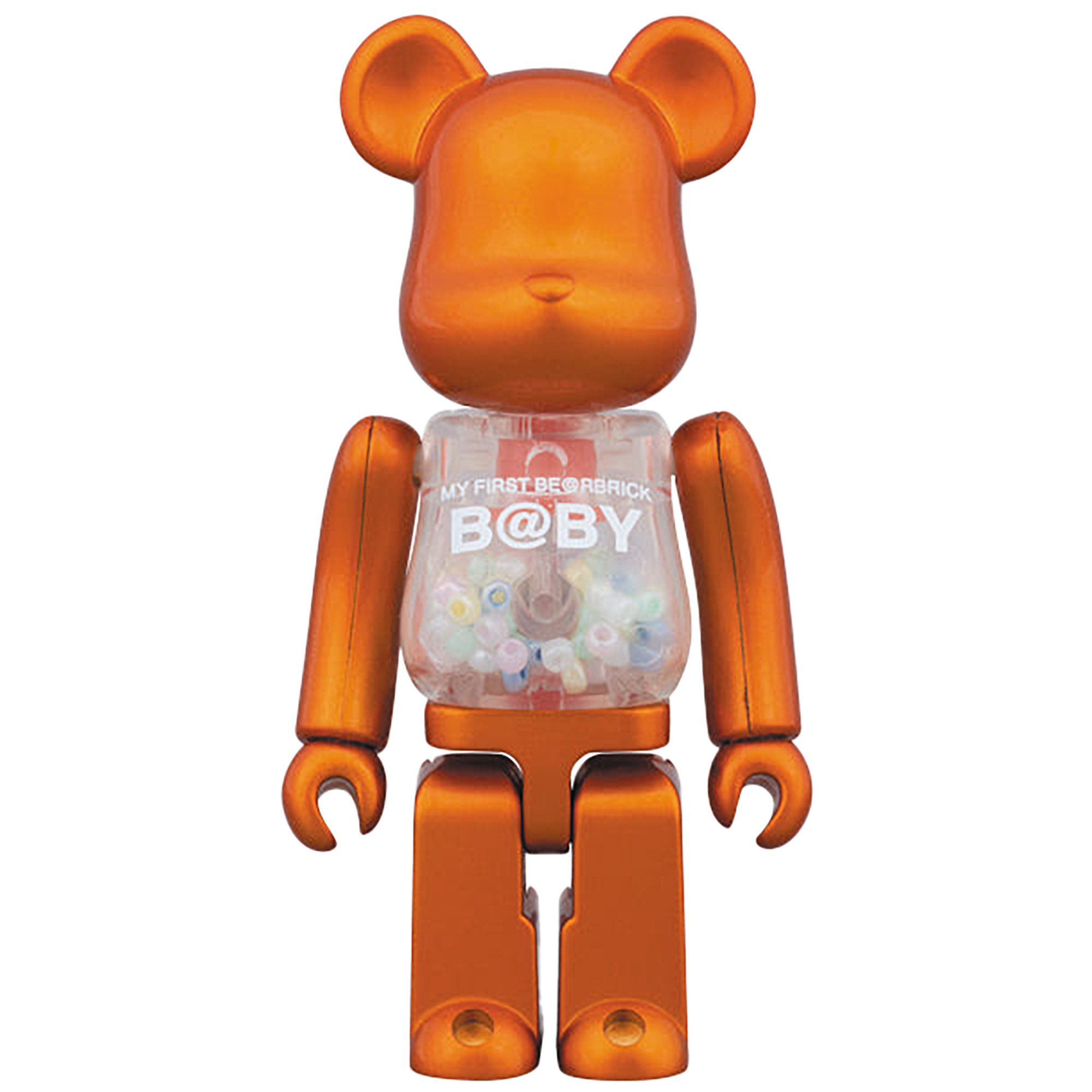 MY FIRST BE@RBRICK Pearl Orange Ver. 100％