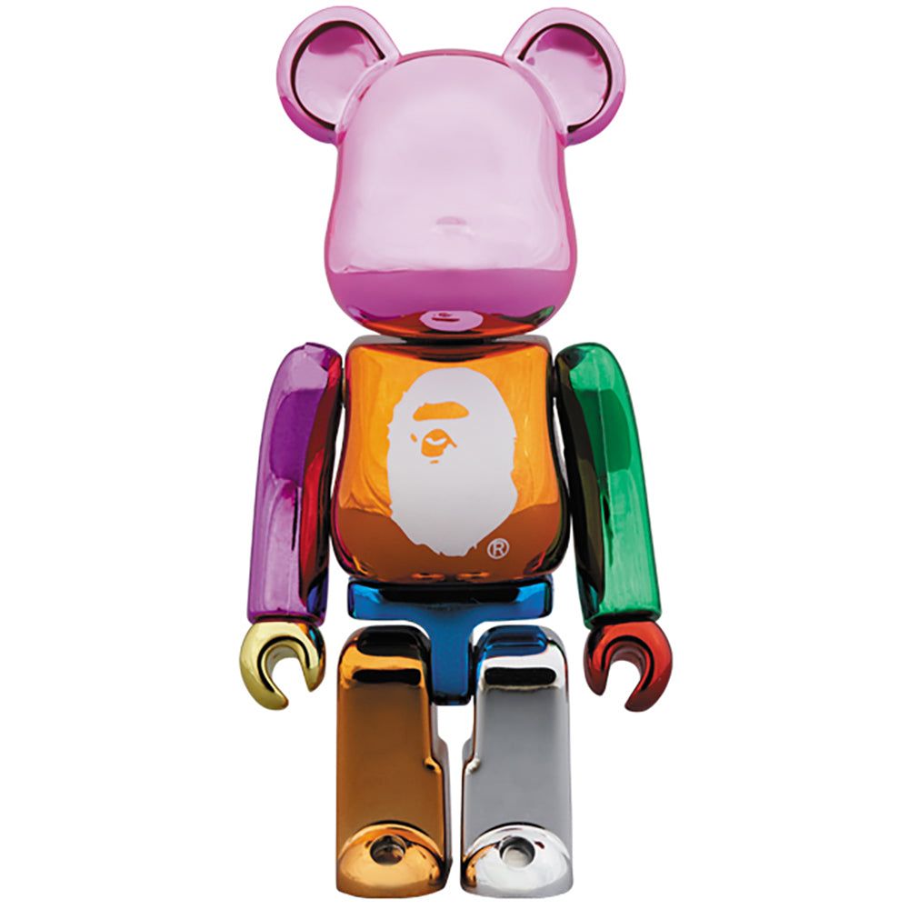 A BATHING APE(R) 25th ANNIV. MULTI COLOR BE@RBRICK 100％_0