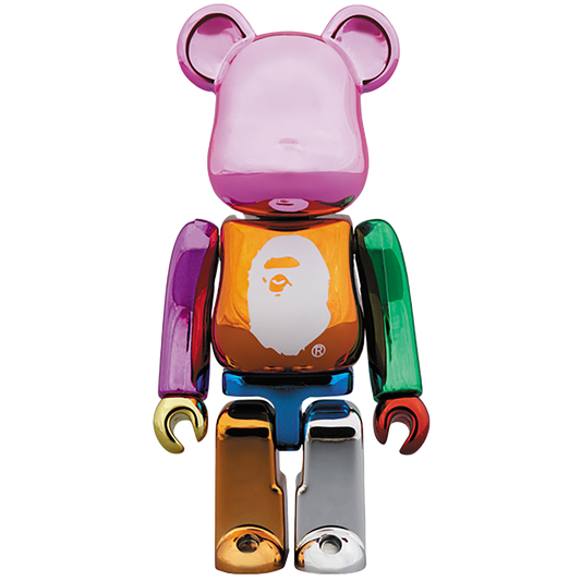 A BATHING APE(R) 25th ANNIV. MULTI COLOR BE@RBRICK 100％