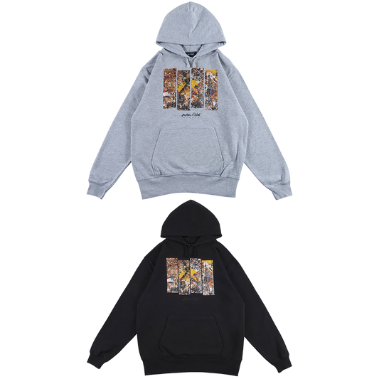 Jackson Pollock Studio PULLOVER HOODED "Floor Boards 01"