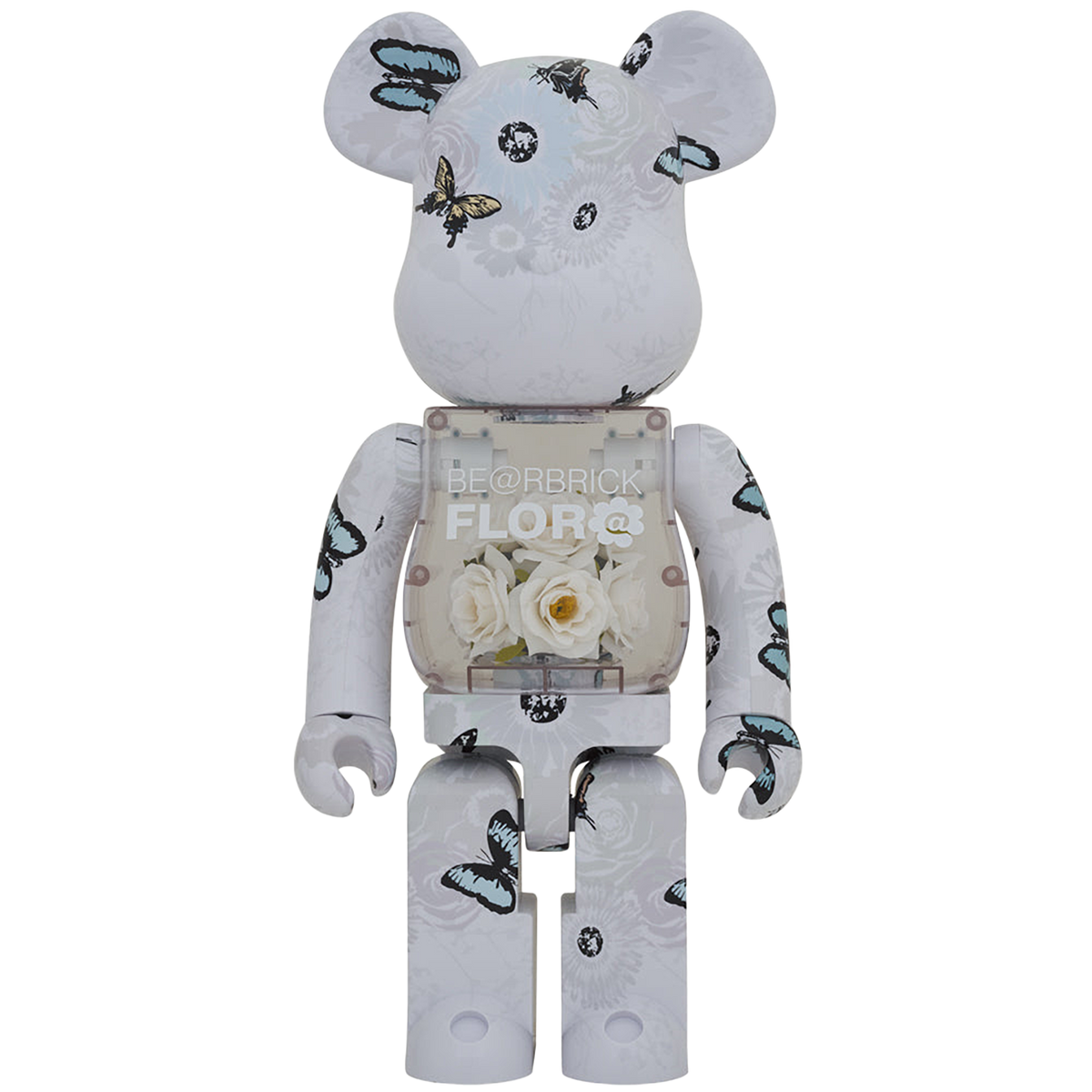 BE@RBRICK FLOR@ #2 White 1000％