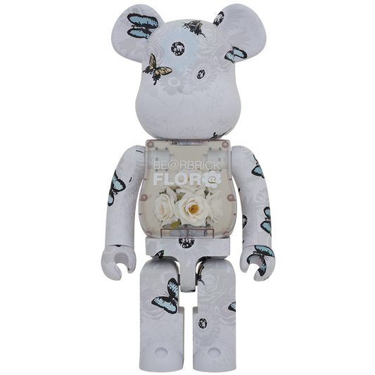BE@RBRICK FLOR@ #2 白 1000%