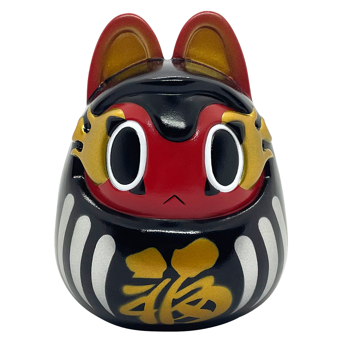 Teresa Folktoy Kaiju(R) INUHARI-DARUMA “Jet Black (Red Bikers)”