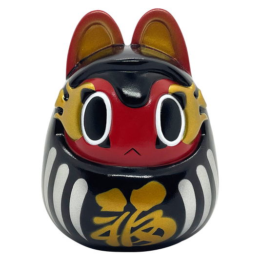 Teresa Folktoy Kaiju(R) INUHARI-DARUMA “Jet Black (Red Bikers)”