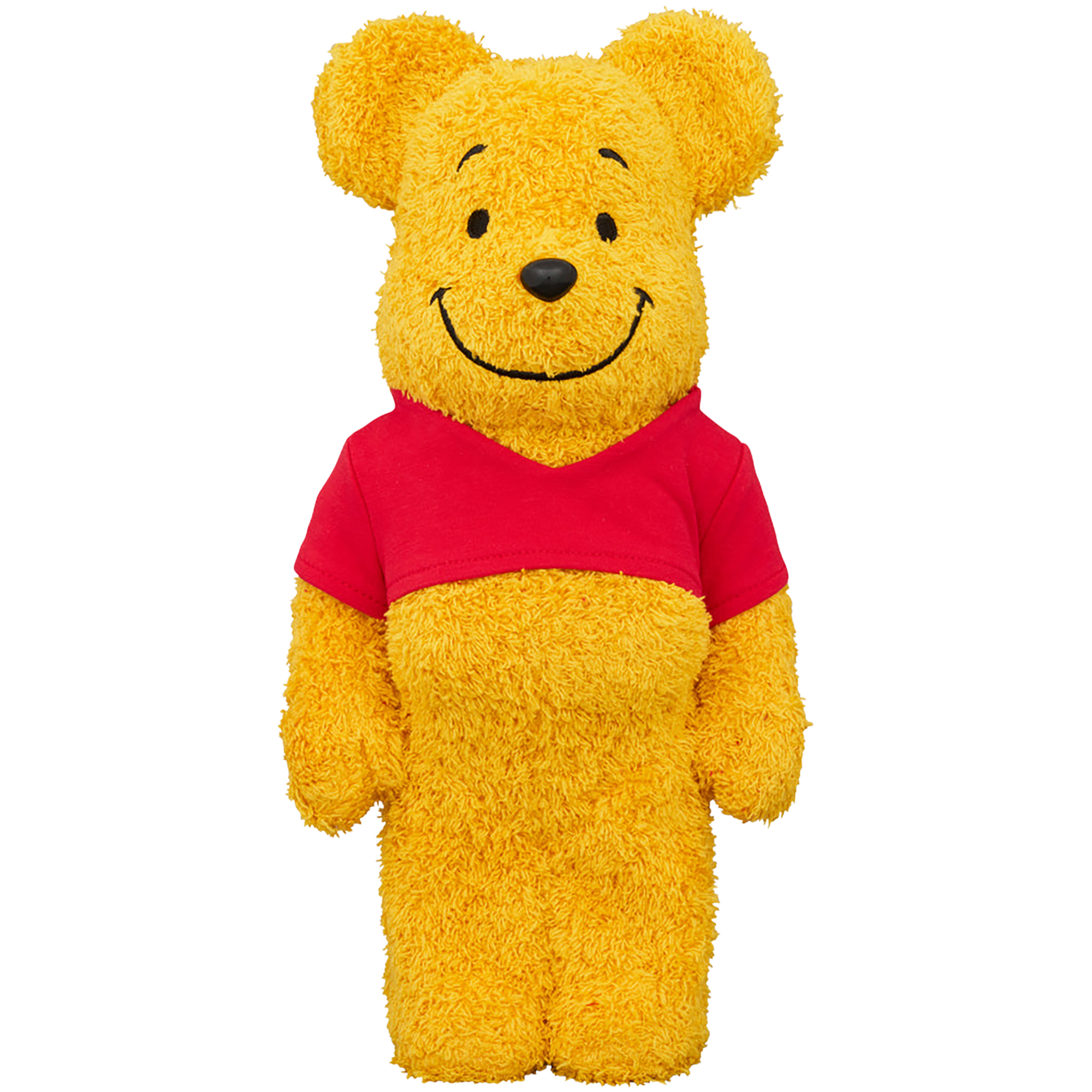 BE@RBRICK Winnie the Pooh COSTUME Ver.(PILE FABRIC) 400％《Planned to be shipped in late September 2024 / Order period is until May 10》