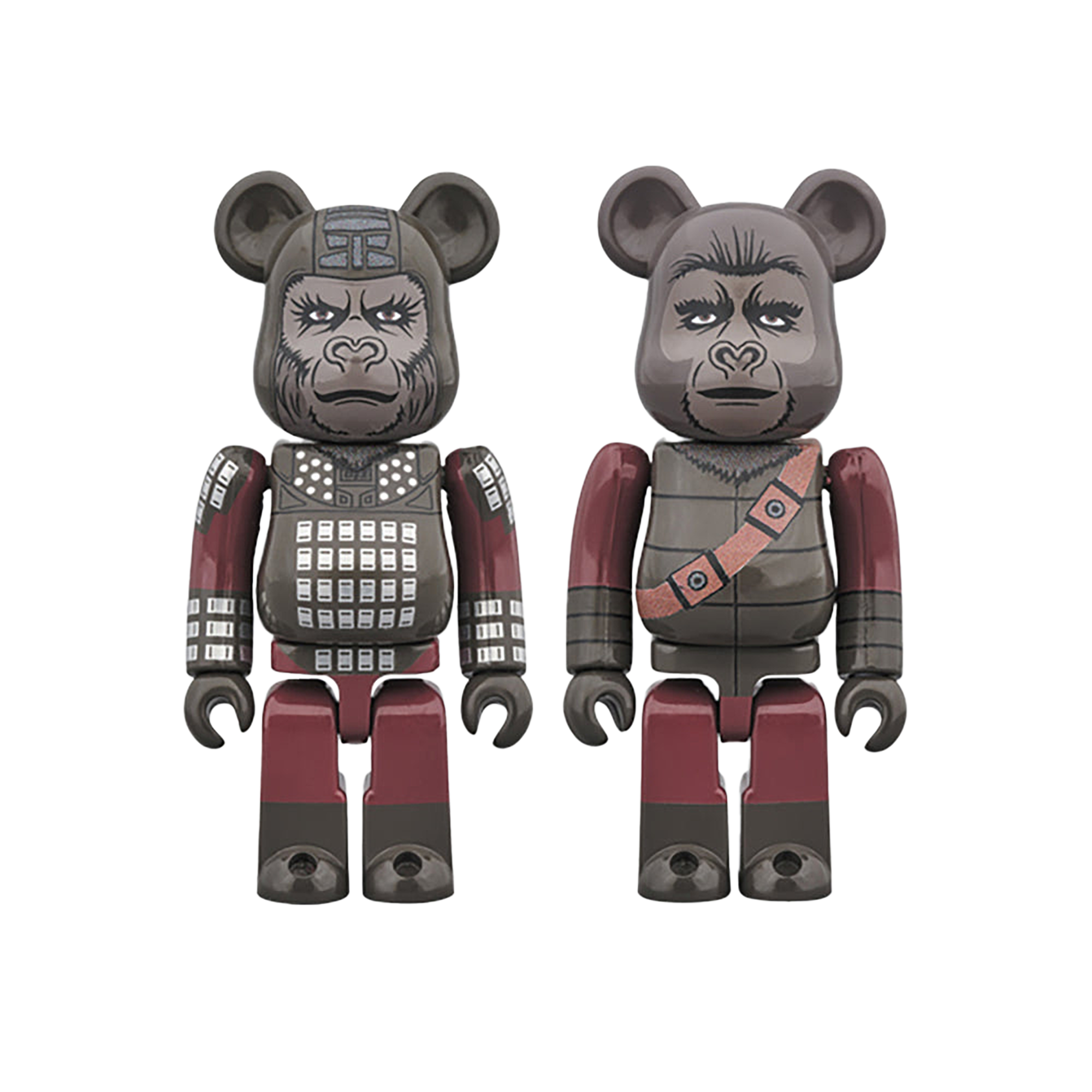 BE@RBRICK GENERAL URSUS & SOLDIER APE 2PACK