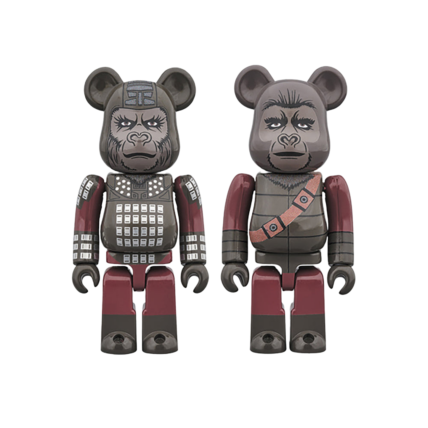 BE@RBRICK GENERAL URSUS & SOLDIER APE 2PACK