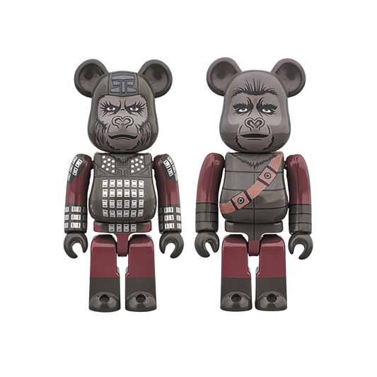 BE@RBRICK GENERAL URSUS & SOLDIER APE 2PACK