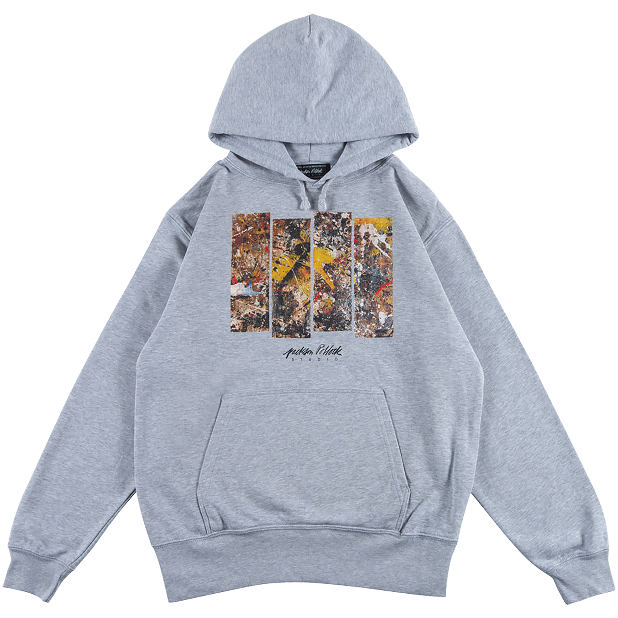 Jackson Pollock Studio PULLOVER HOODED "Floor Boards 01"