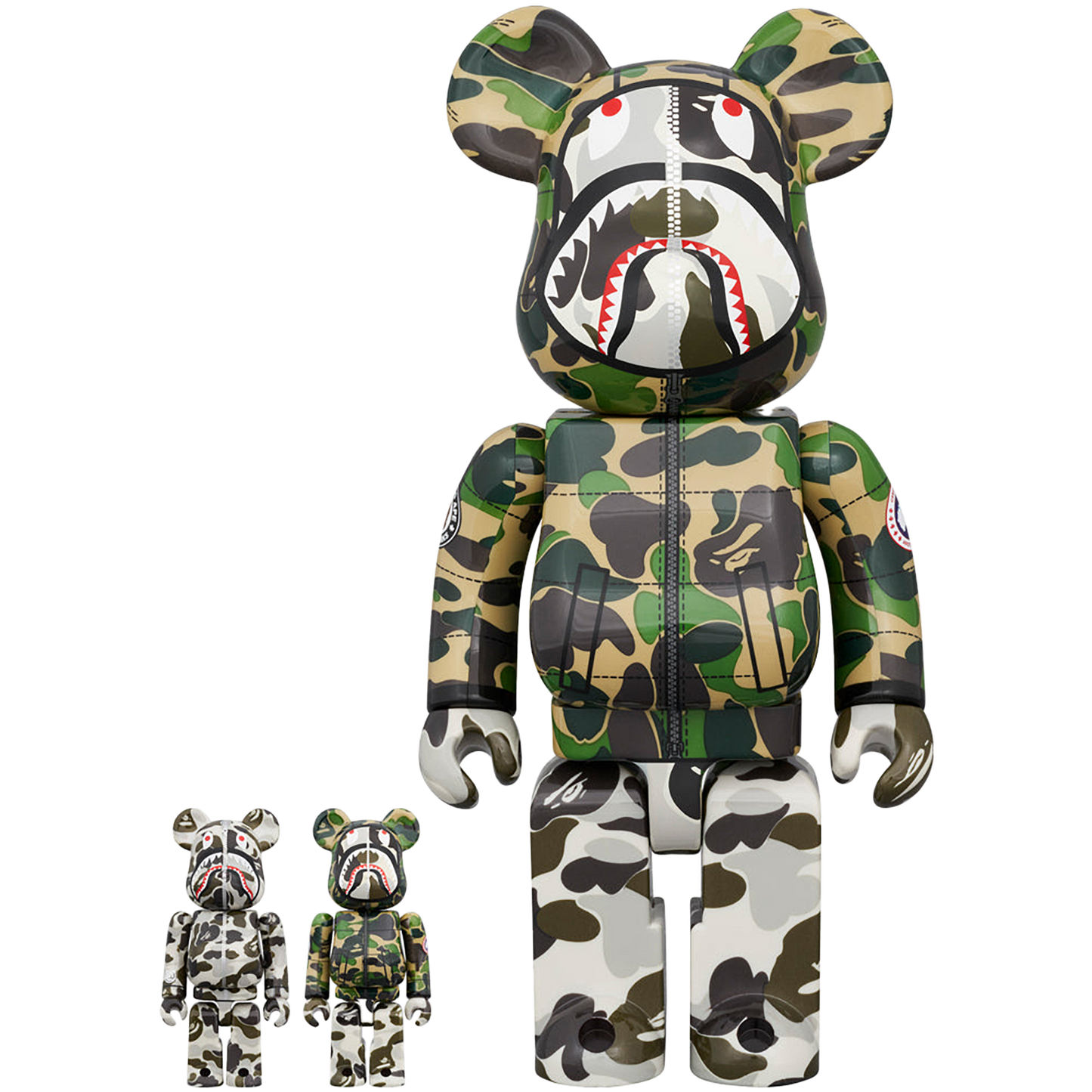 BE@RBRICK BAPE(R) × CANADA GOOSE SHARK 100％ & 400％