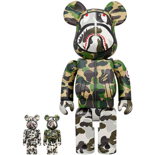 BE@RBRICK BAPE(R) × 加拿大鹅鲨鱼 100% & 400%