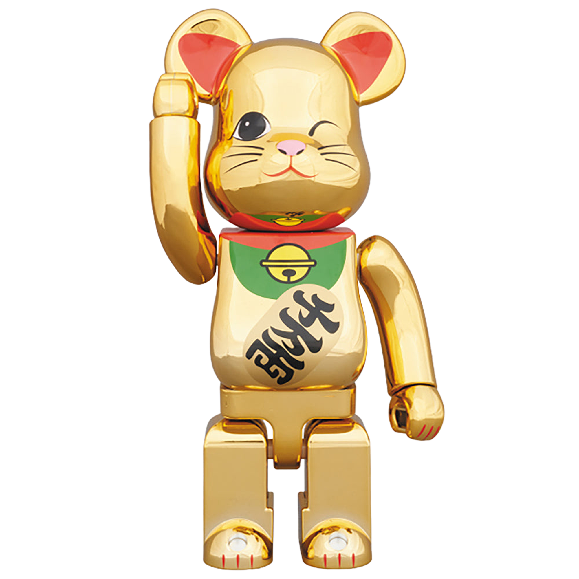 BE@RBRICK 招き猫 金メッキ四 400％
