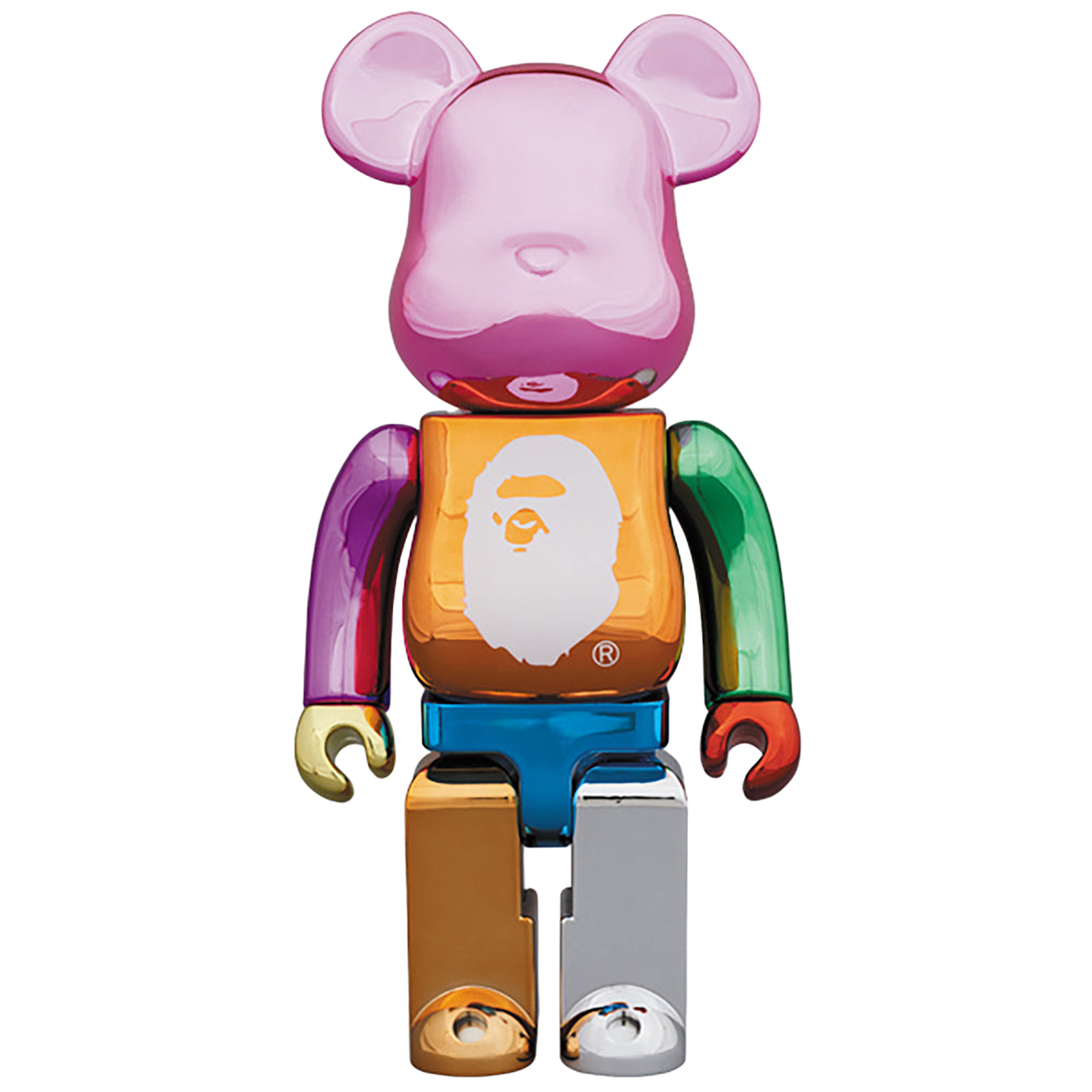 A BATHING APE(R) 25th ANNIV. MULTI COLOR BE@RBRICK 400％