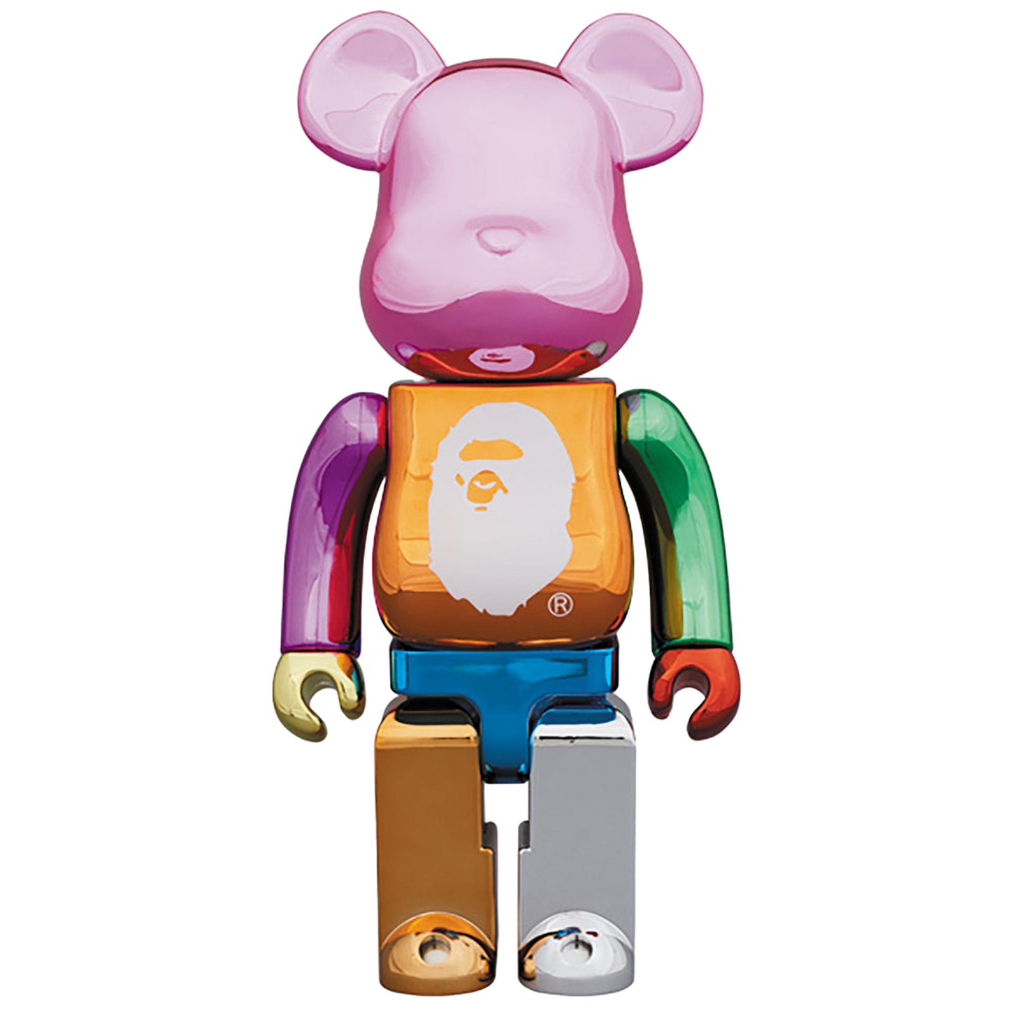 A BATHING APE(R) 25th ANNIV. MULTI COLOR BE@RBRICK 400％