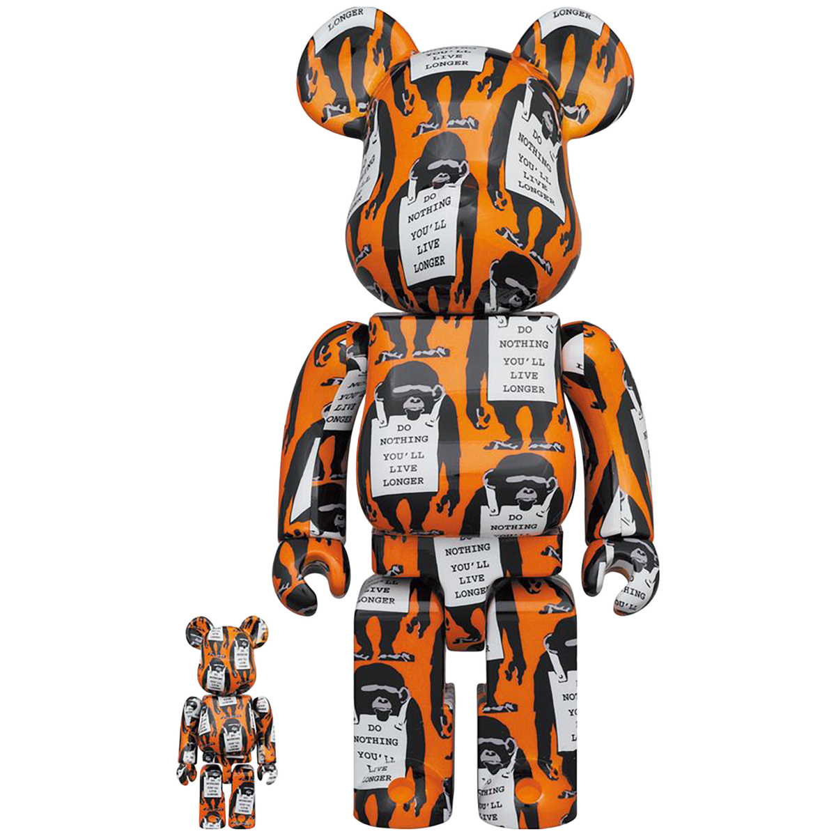 BE@RBRICK MONKEY SIGN 100％ & 400％
