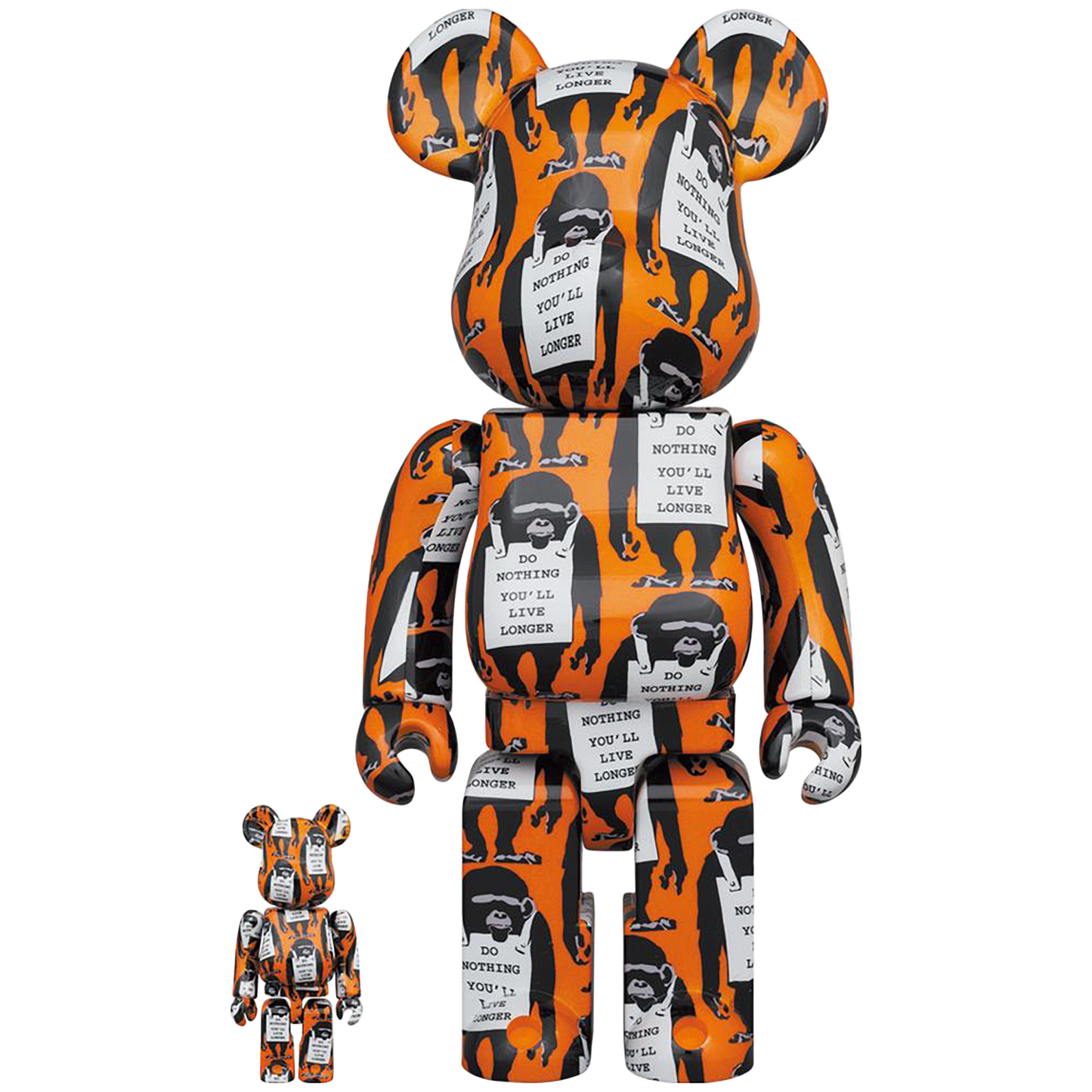 BE@RBRICK MONKEY SIGN 100％ & 400％