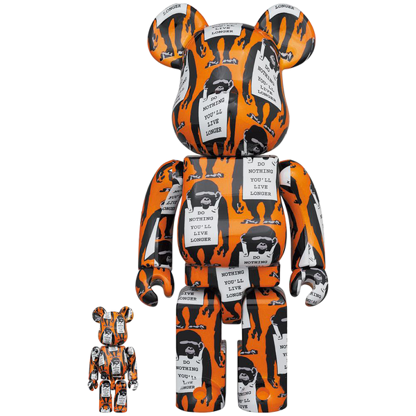 BE@RBRICK MONKEY SIGN 100％ & 400％ | MEDICOM TOY OFFICIAL STORE