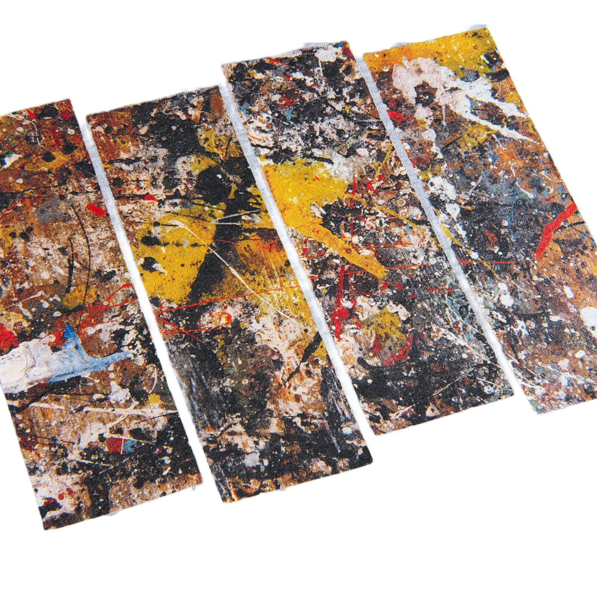 Jackson Pollock Studio PULLOVER HOODED "Floor Boards 01"