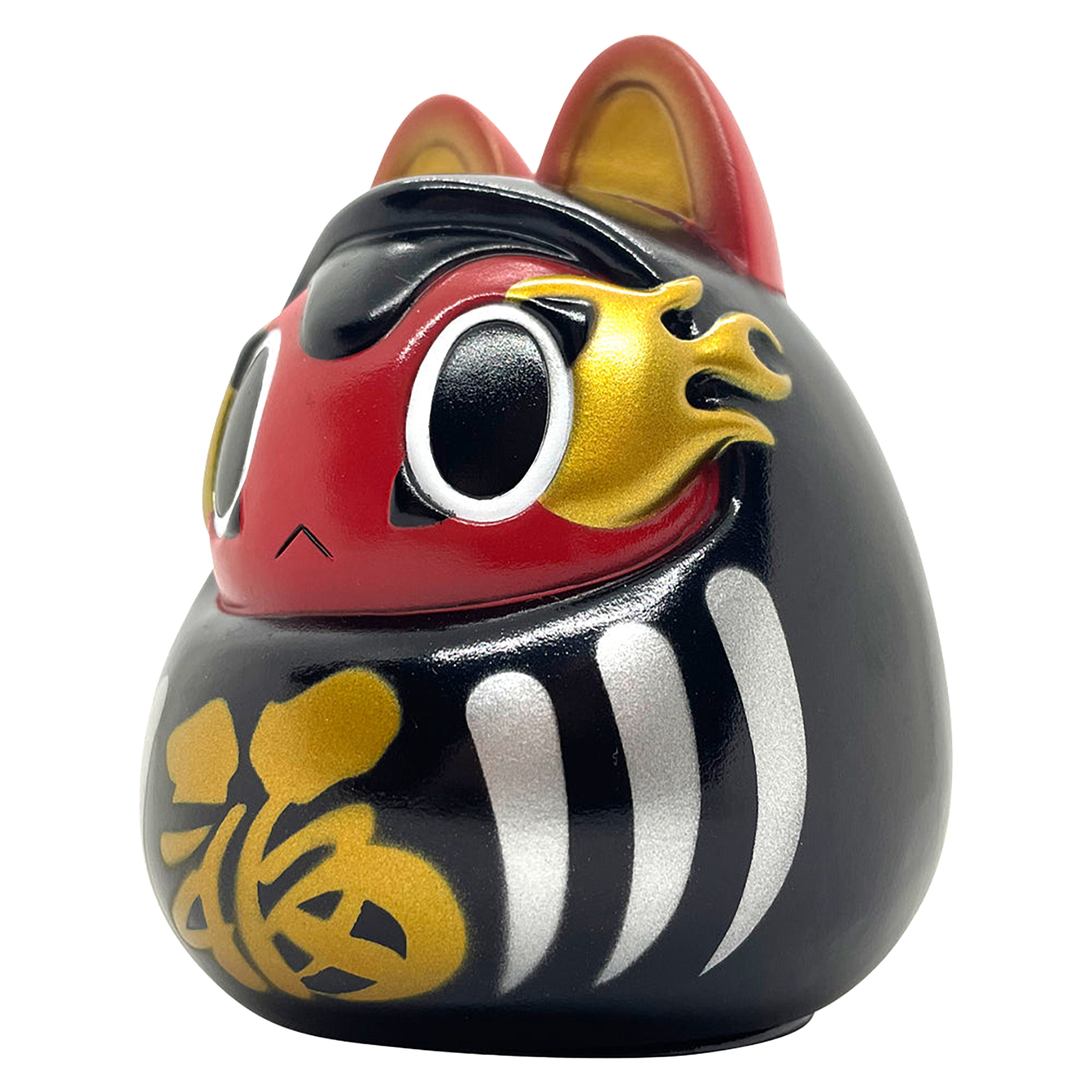 Teresa Folktoy Kaiju(R) INUHARI-DARUMA “Jet Black (Red Bikers)”
