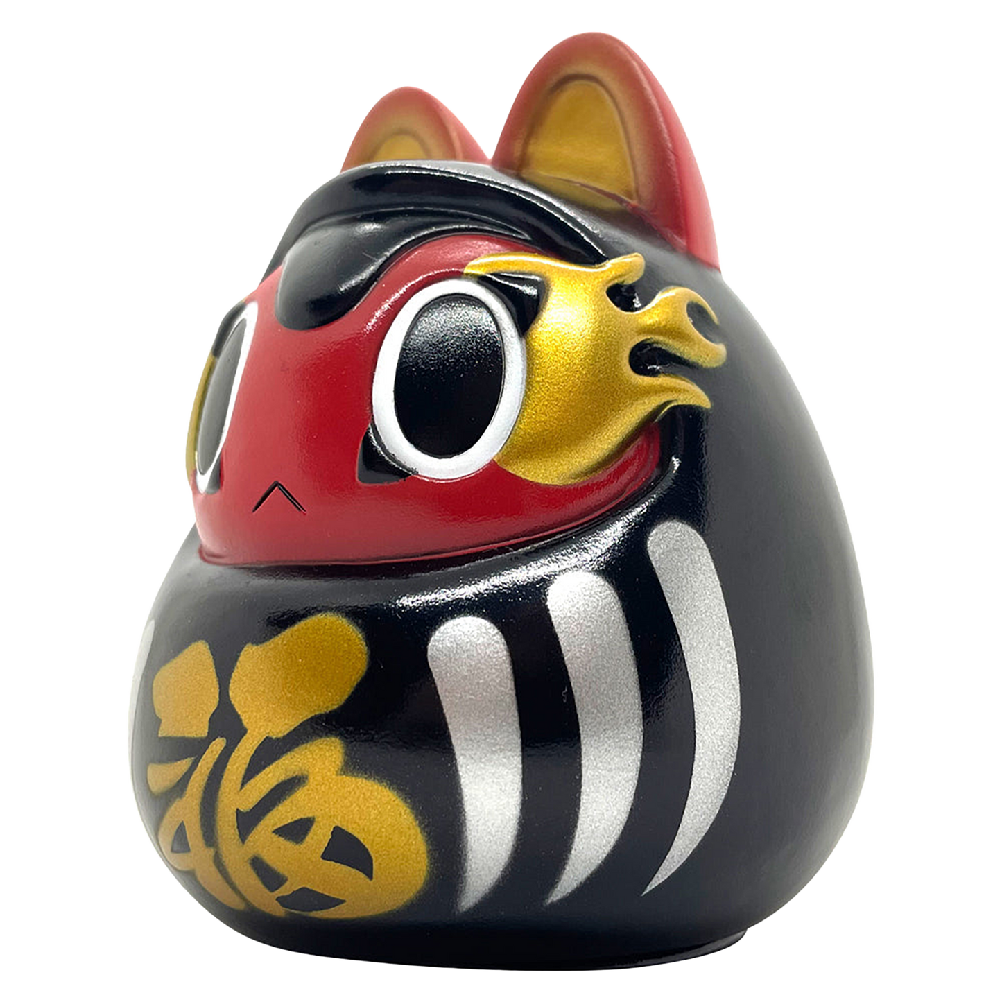 Teresa Folktoy Kaiju(R) INUHARI-DARUMA “Jet Black (Red Bikers)”