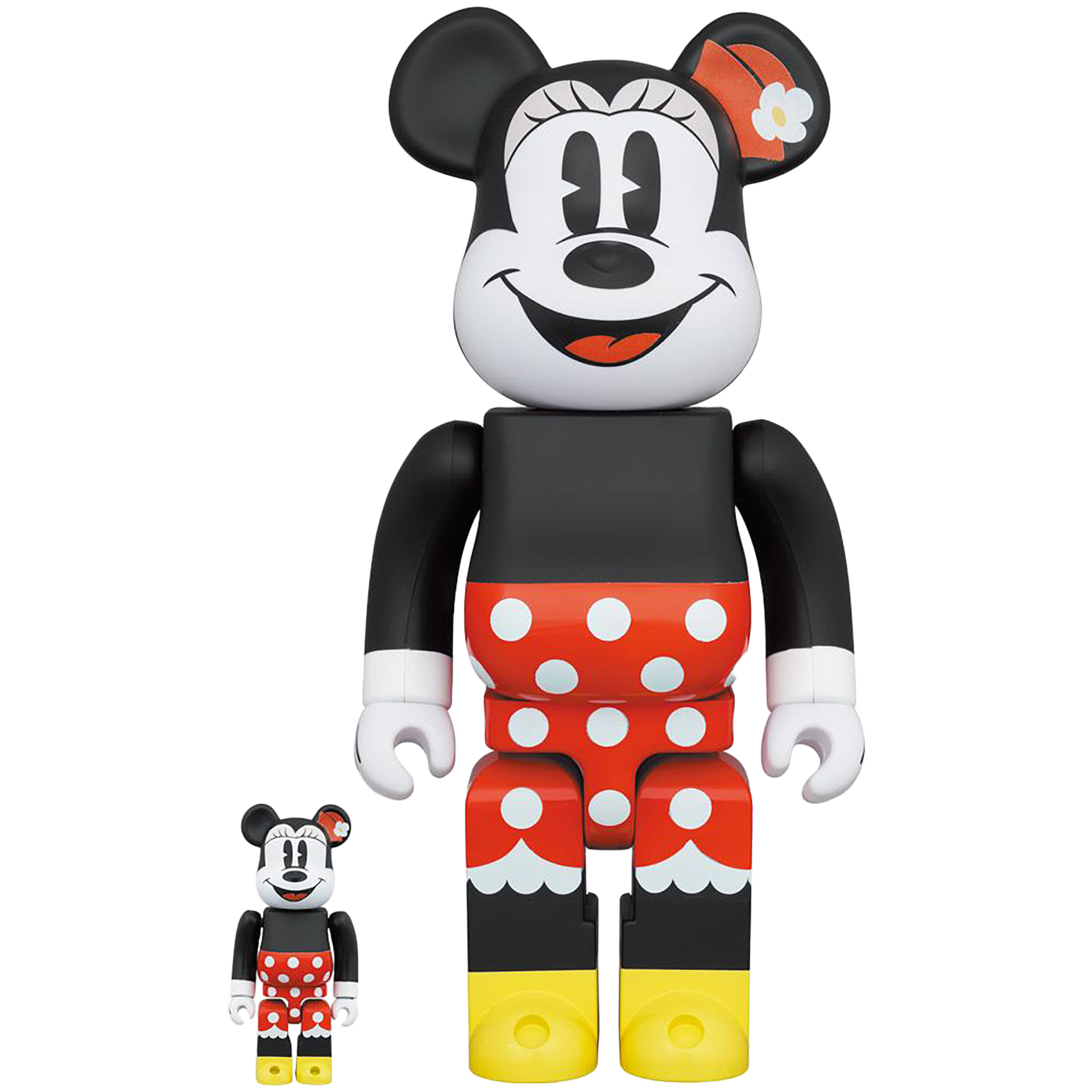 BE@RBRICK MINNIE MOUSE 100％ & 400％ | MEDICOM TOY OFFICIAL STORE