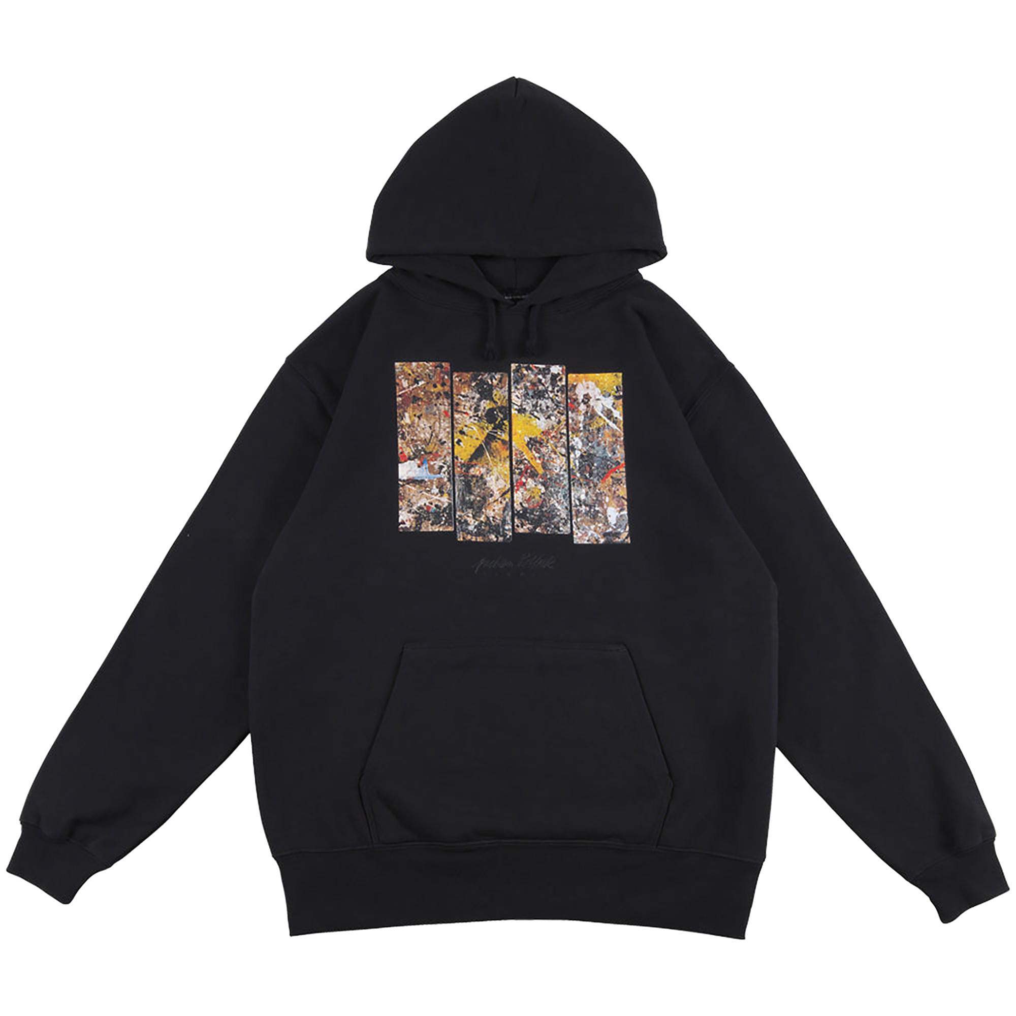 Jackson Pollock Studio PULLOVER HOODED "Floor Boards 01"