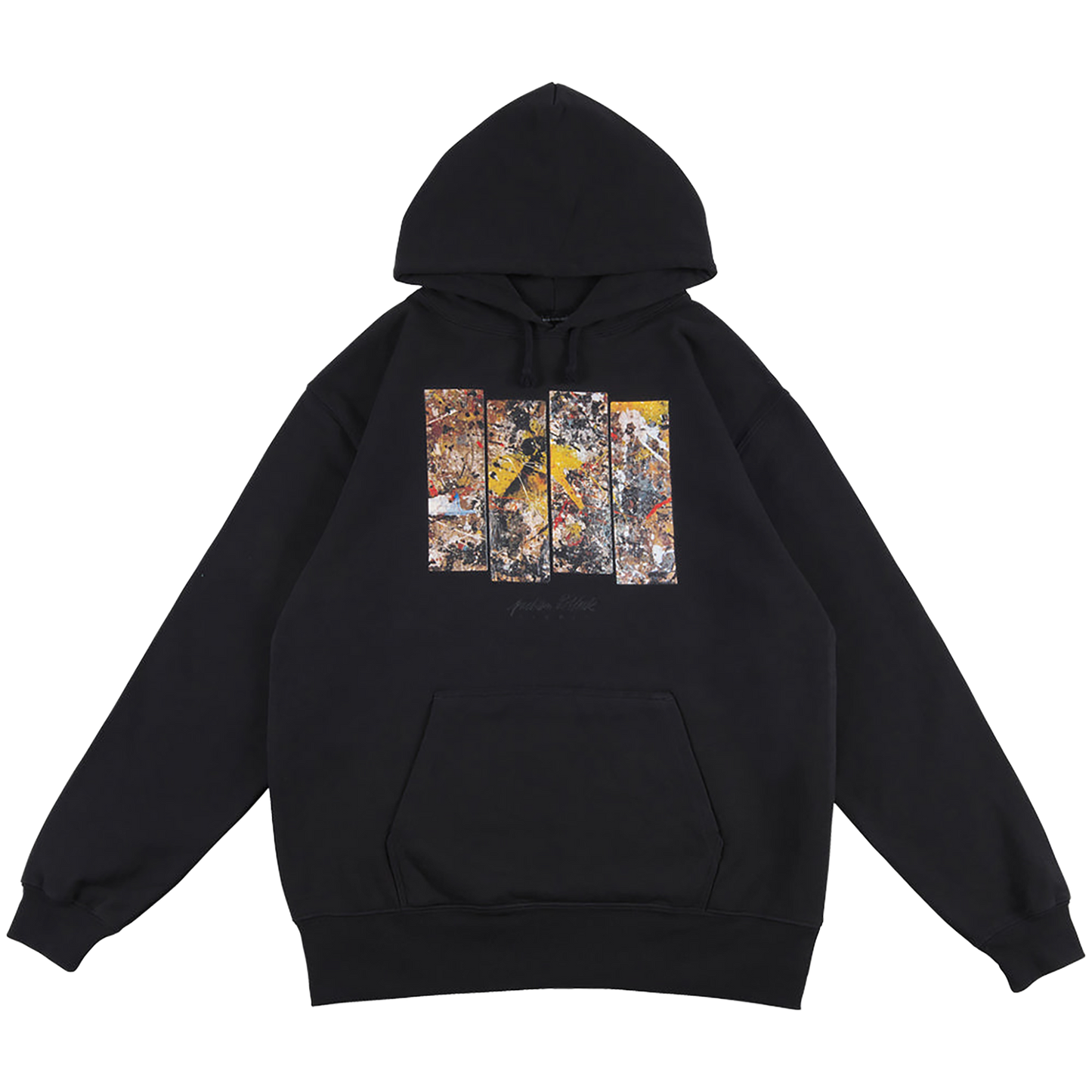 Jackson Pollock Studio PULLOVER HOODED "Floor Boards 01"
