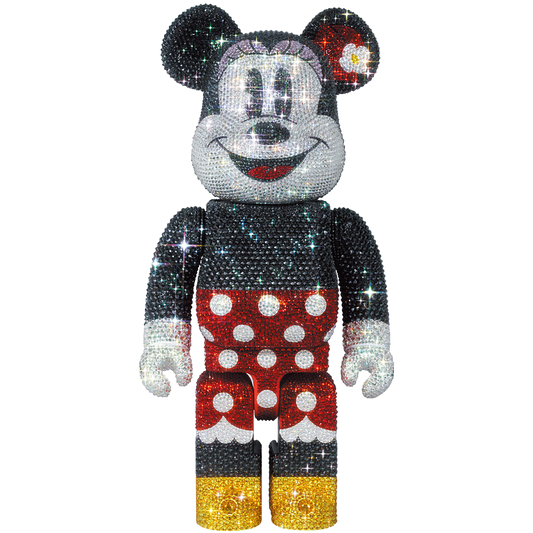 CRYSTAL DECORATE MINNIE MOUSE BE@RBRICK 400％