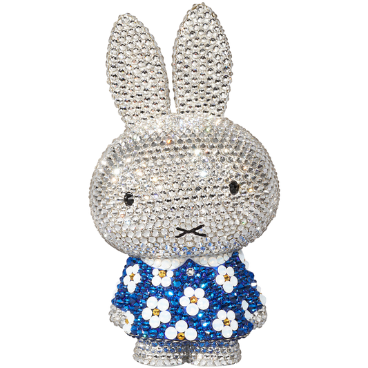 UDF CRYSTAL DECORATE Miffy wearing a floral dress《Planned to be shipped in late February 2024》