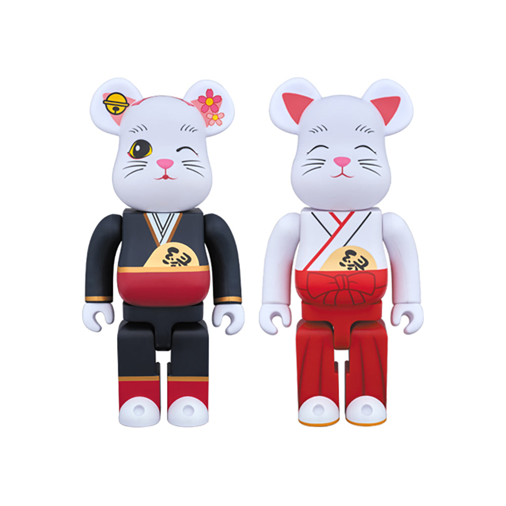 BE@RBRICK 招き猫 縁結び 舞妓 / 巫女 400％_0