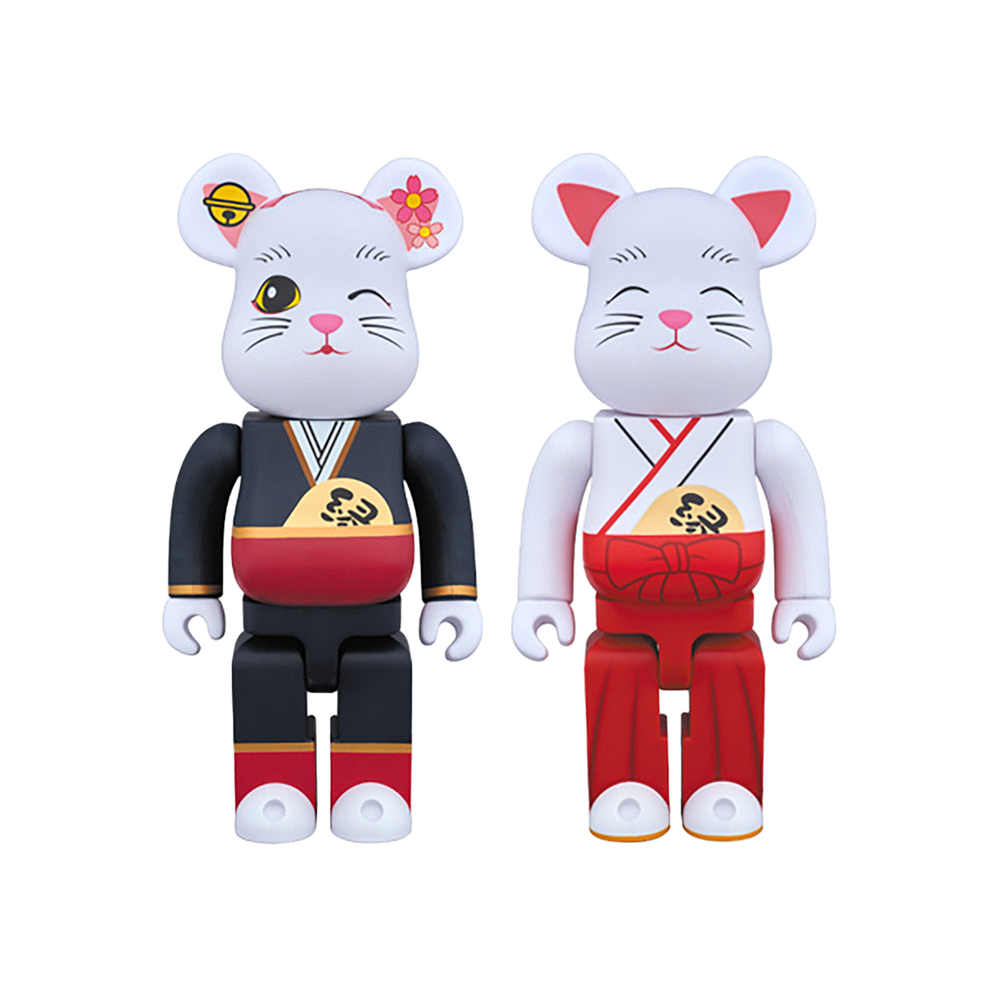 BE@RBRICK 招き猫 縁結び 舞妓 / 巫女 400％