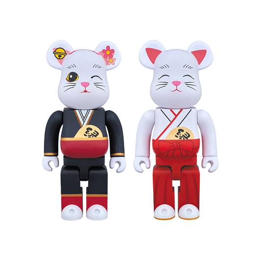 BE@RBRICK 招き猫 縁結び 舞妓 / 巫女 400％