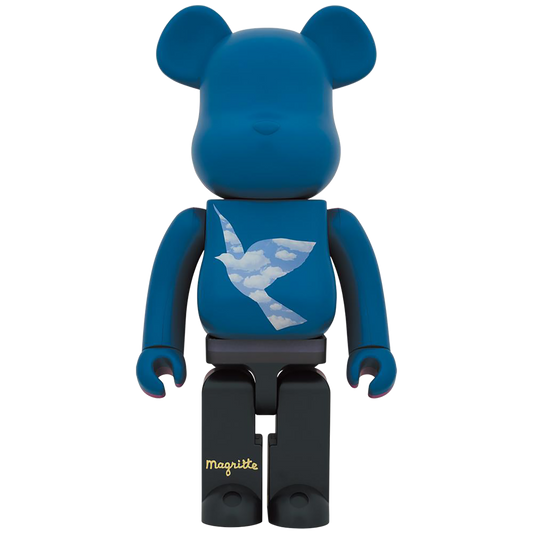 BE@RBRICK 雷内·马格里特“L'oiseau de ciel 1965/La belle societe 1965” 1000%