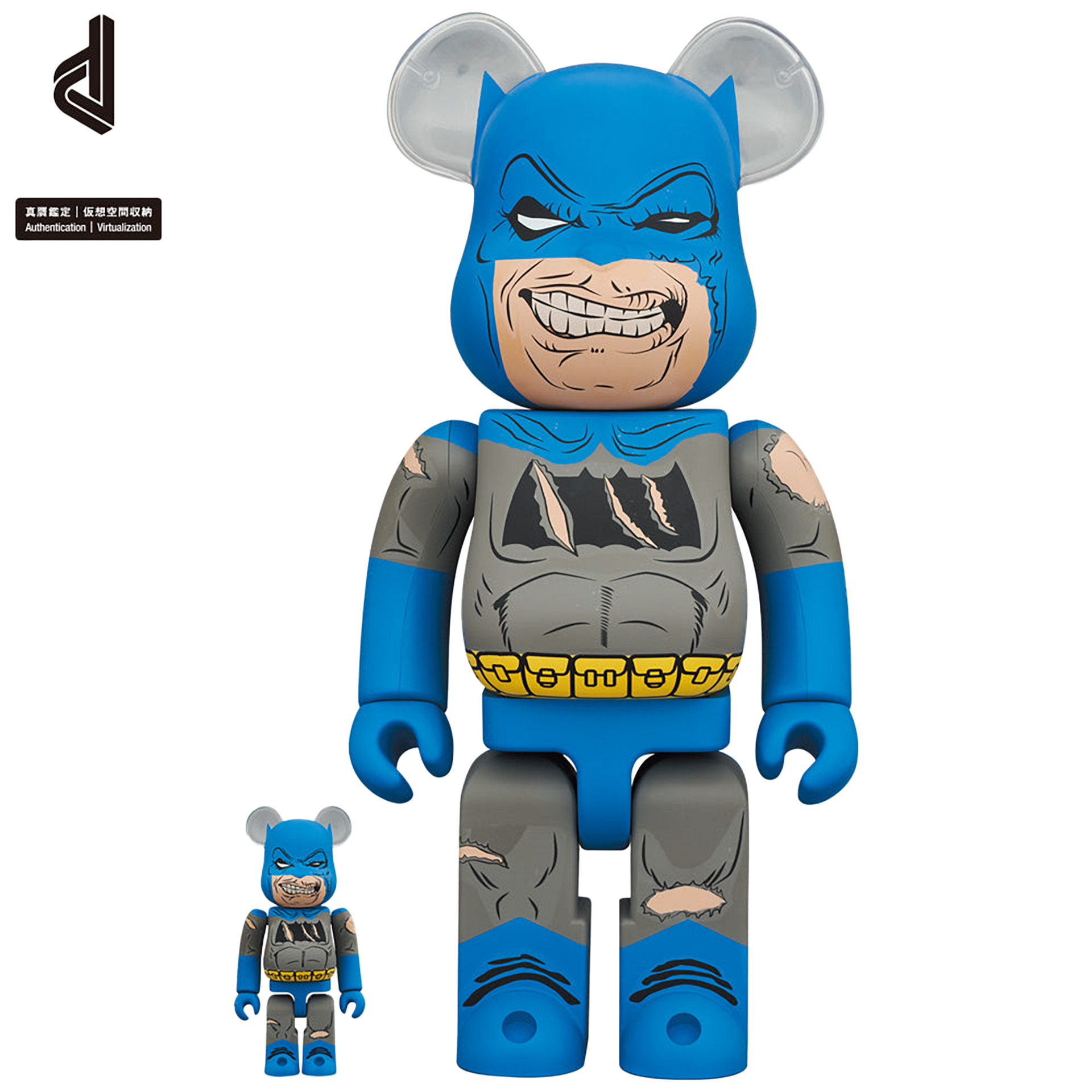 その他 MEDICOM TOY - BE@RBRICK BATMAN (TDKR BLUE Ver.) 1000% BE@RBRICK 蝙蝠侠（TDKR：黑暗骑士凯旋）100% & 400% | MEDICOM TOY