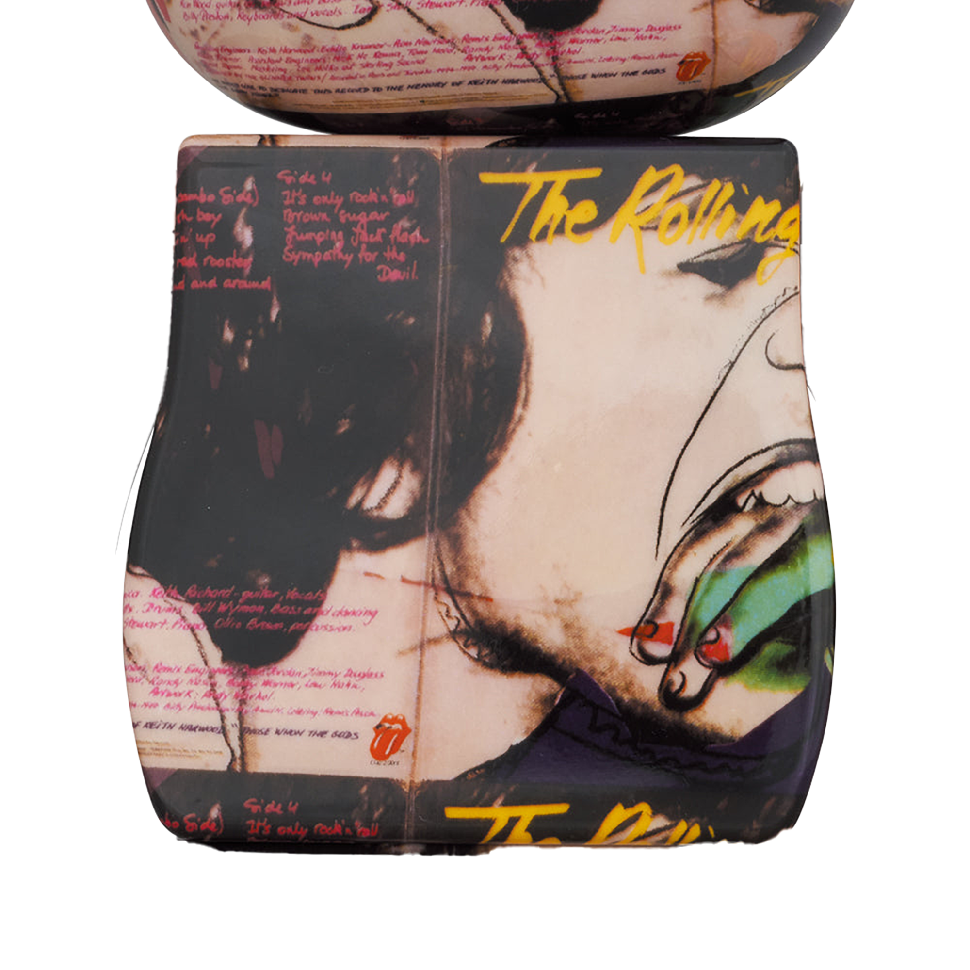 BE@RBRICK Andy Warhol × The Rolling Stones “Love You Live” 100％ & 400％
