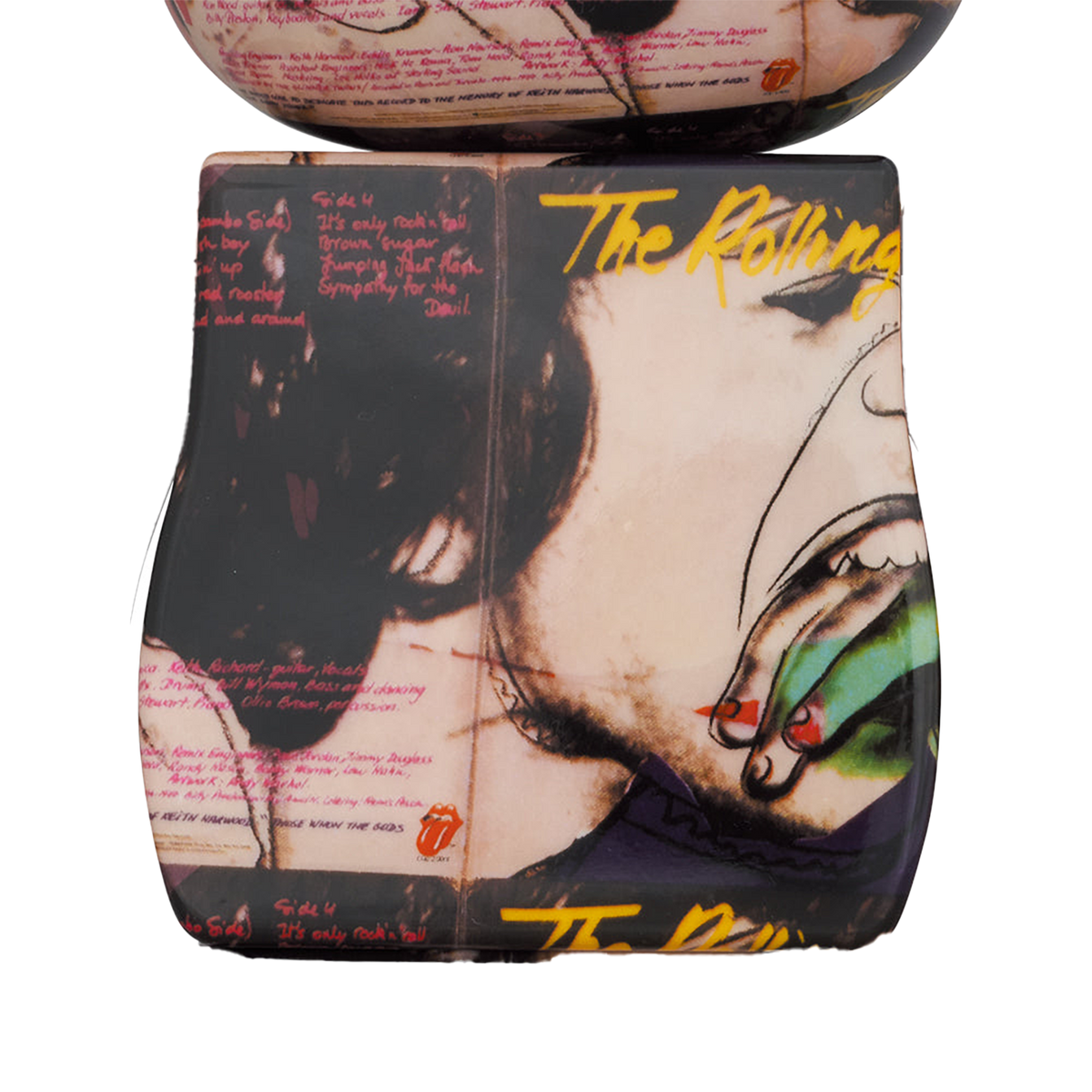 BE@RBRICK Andy Warhol × The Rolling Stones “Love You Live” 100％ & 400％