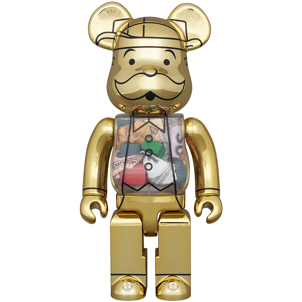 BE@RBRICK Mr.Monopoly 90th Anniv. Ver. 400％《Planned to be shipped in late June 2026 / Order period is until January 10》