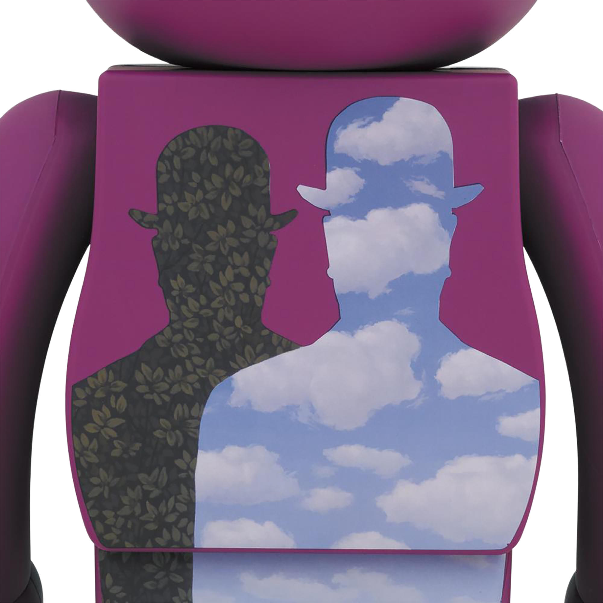 BE@RBRICK René Magritte "L'oiseau de ciel 1965/La belle societe 1965" 1000％