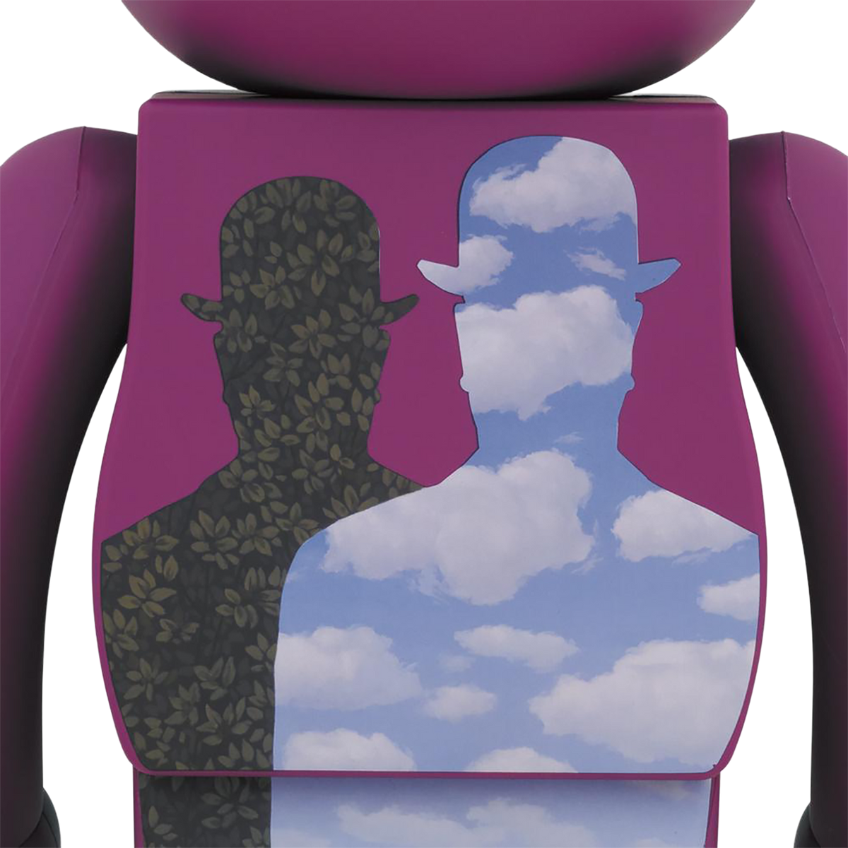 BE@RBRICK René Magritte "L'oiseau de ciel 1965/La belle societe 1965" 1000％