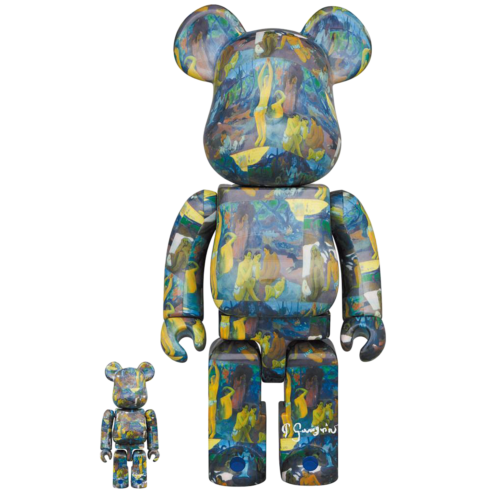 BE@RBRICK Eugène Henri Paul Gauguin "Where Do We Come From? What Are We? Where Are We Going?" 100％ & 400％