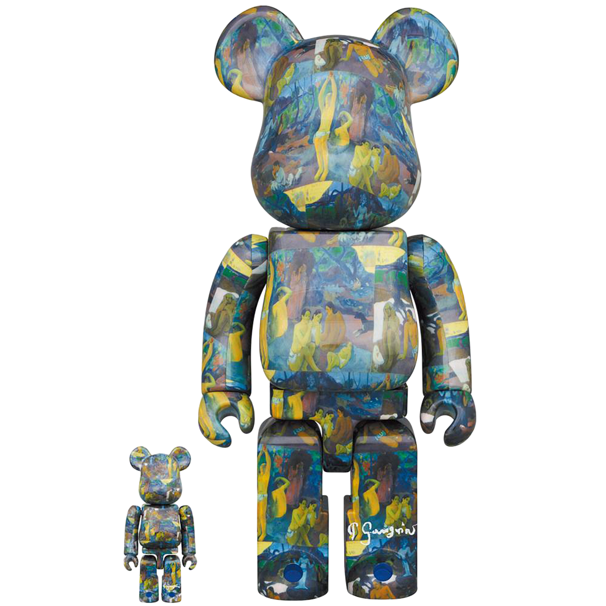 BE@RBRICK Eugène Henri Paul Gauguin "Where Do We Come From? What Are We? Where Are We Going?" 100％ & 400％