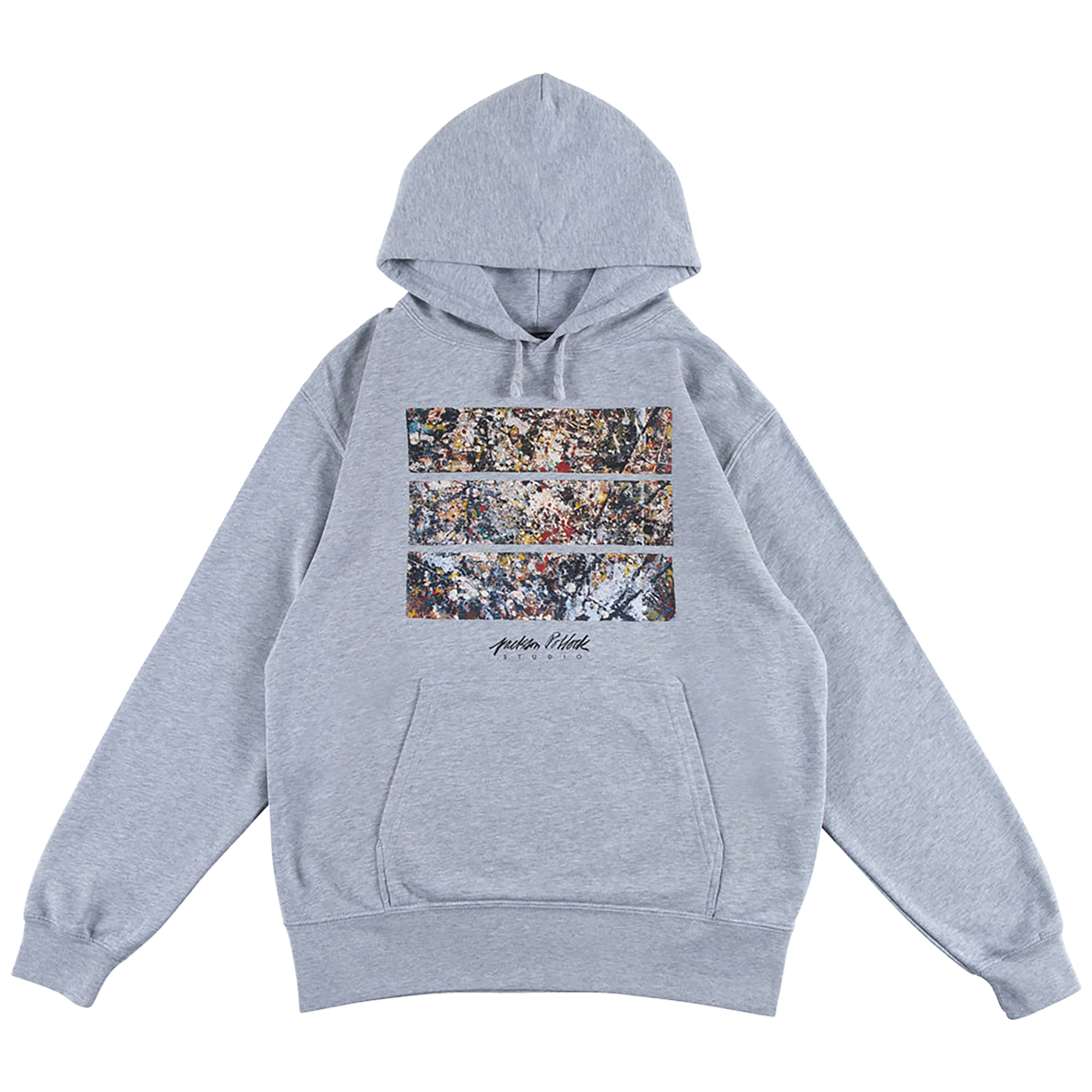 Jackson Pollock Studio PULLOVER HOODED "Floor Boards 02"