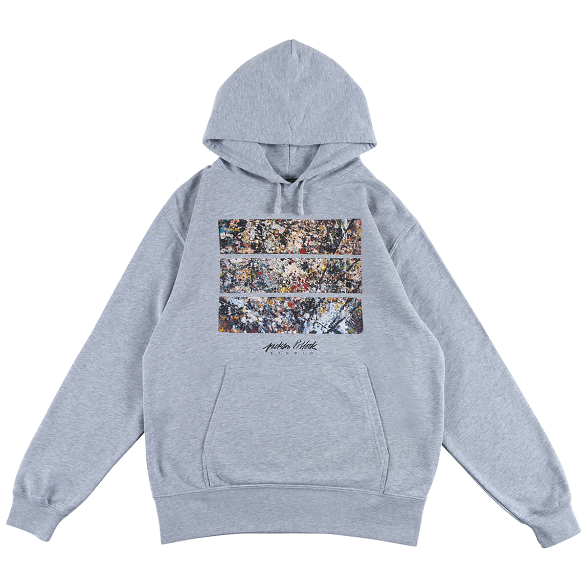 Jackson Pollock Studio PULLOVER HOODED "Floor Boards 02"