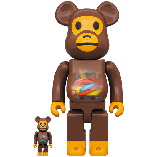 BE@RBRICK 婴儿米洛(R) 和香蕉 100% 和 400%