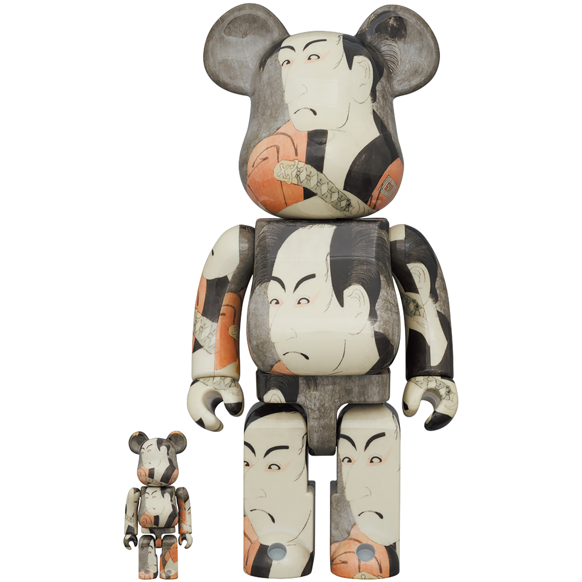 BE@RBRICK Boston Museum 東洲斎写楽 「市川男女蔵の奴一平」 100％ & 400％《2024年4月発売・発送予定 受注期間は10月10日まで》