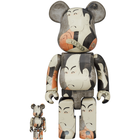 BE@RBRICK Boston Museum 東洲斎写楽 「市川男女蔵の奴一平」 100％ & 400％《2024年4月発売・発送予定 受注期間は10月10日まで》
