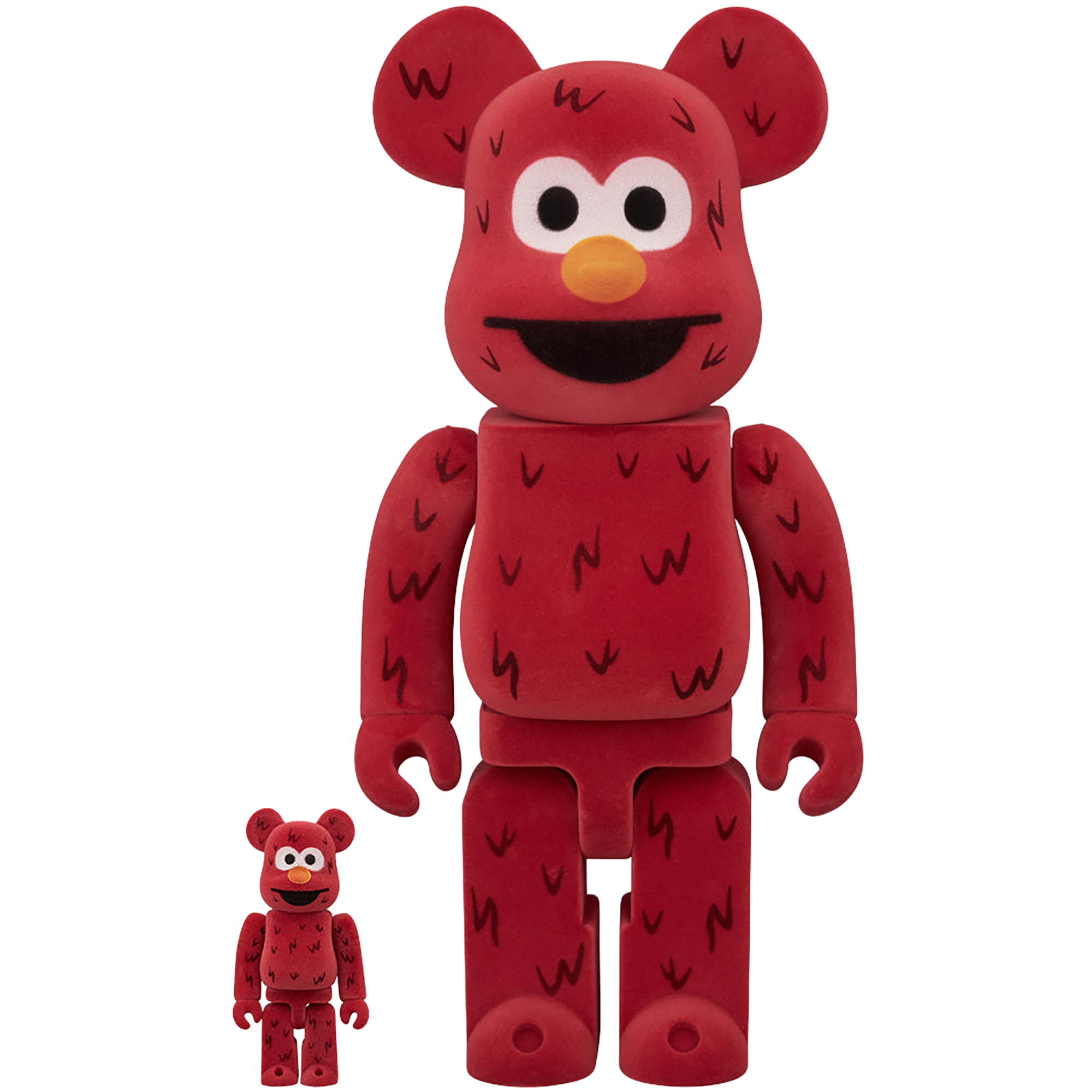 BE@RBRICK ELMO FLOCKY Ver. 100% & 400%《预计2026年3月发售发货，订购期截止至11月10日》