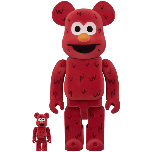 BE@RBRICK ELMO FLOCKY Ver. 100％ & 400％