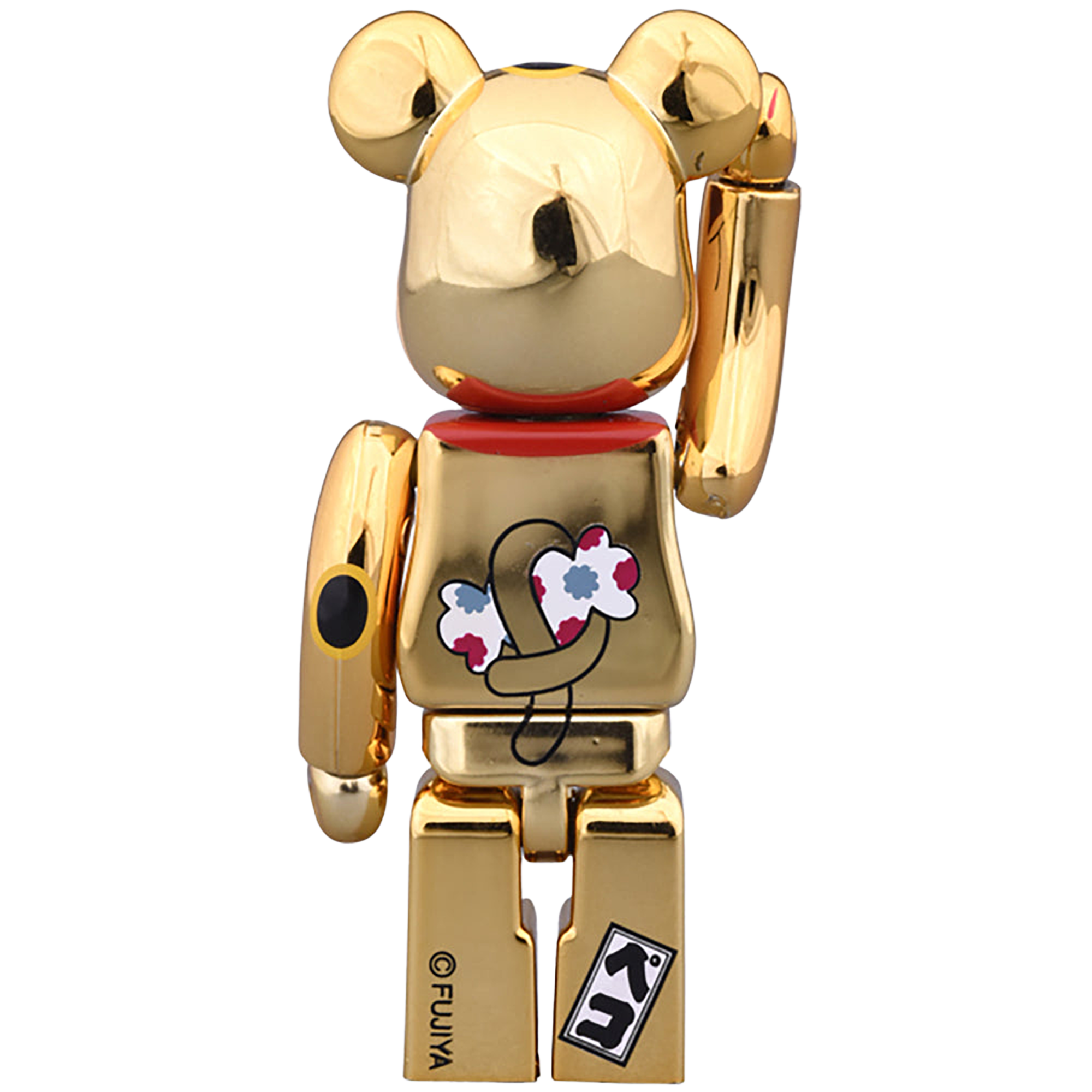 BE@RBRICK 招き猫 ペコちゃん 金メッキ 100％ & 400％
