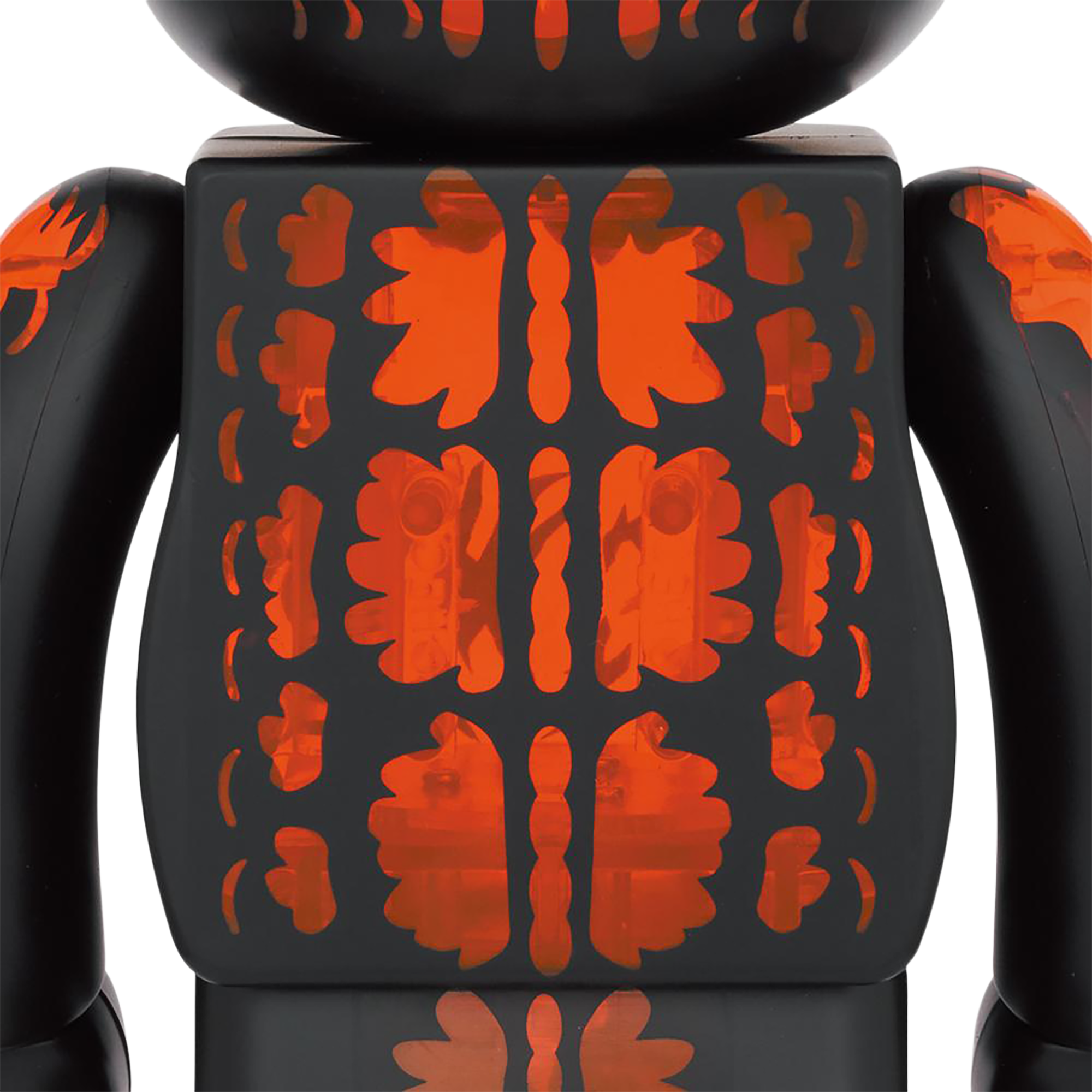 BE@RBRICK 哥斯拉 VS Destoroyah 版哥斯拉 (Meltdown: Clear Orange Ver.) 100% & 400%
